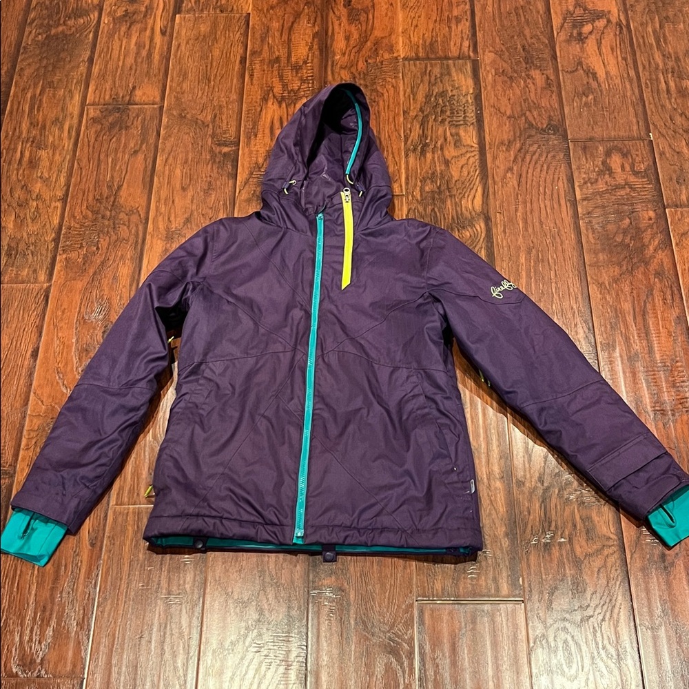 Firefly Purple Ski & Snow Jacket with Teal Accent